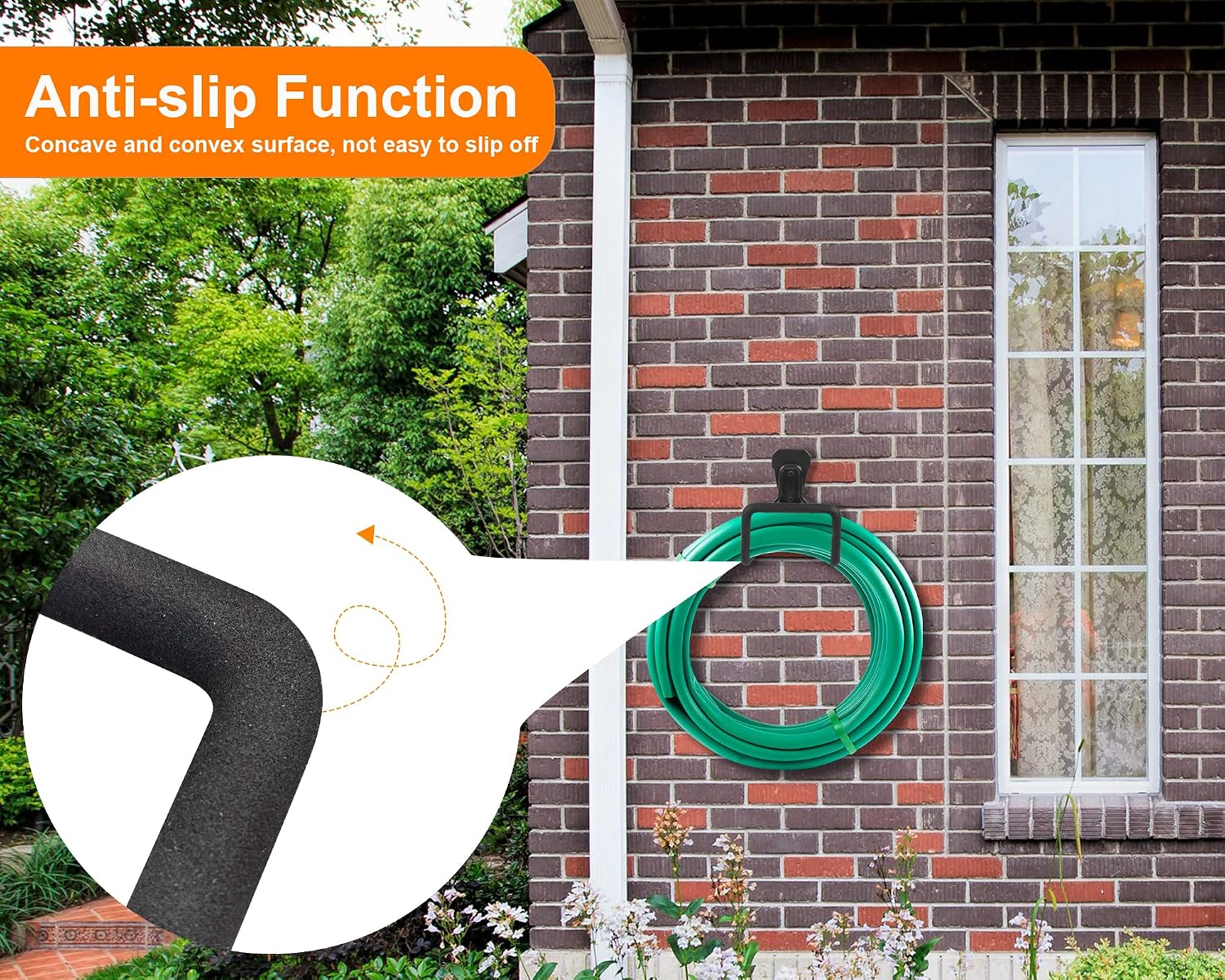 Heavy Duty Hose Hanger Garden Hose Storage Water Hose Holders for Outside