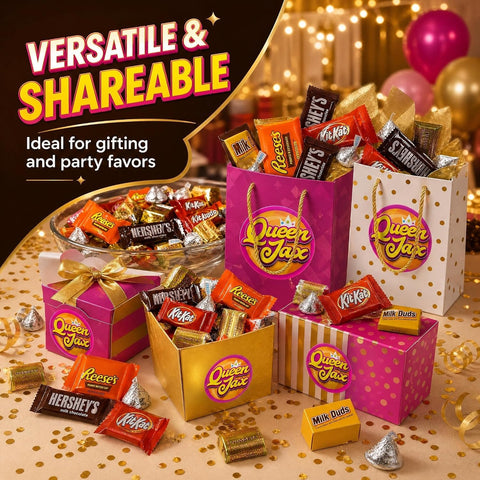 Assorted Chocolate Candy Variety Pack - 2 Lb Bulk Chocolate Mix - Bulk Mini Chocolates Candy Bars Individually Wrapped - Individually Wrapped Candies - Father's Day - Cold Pack Included