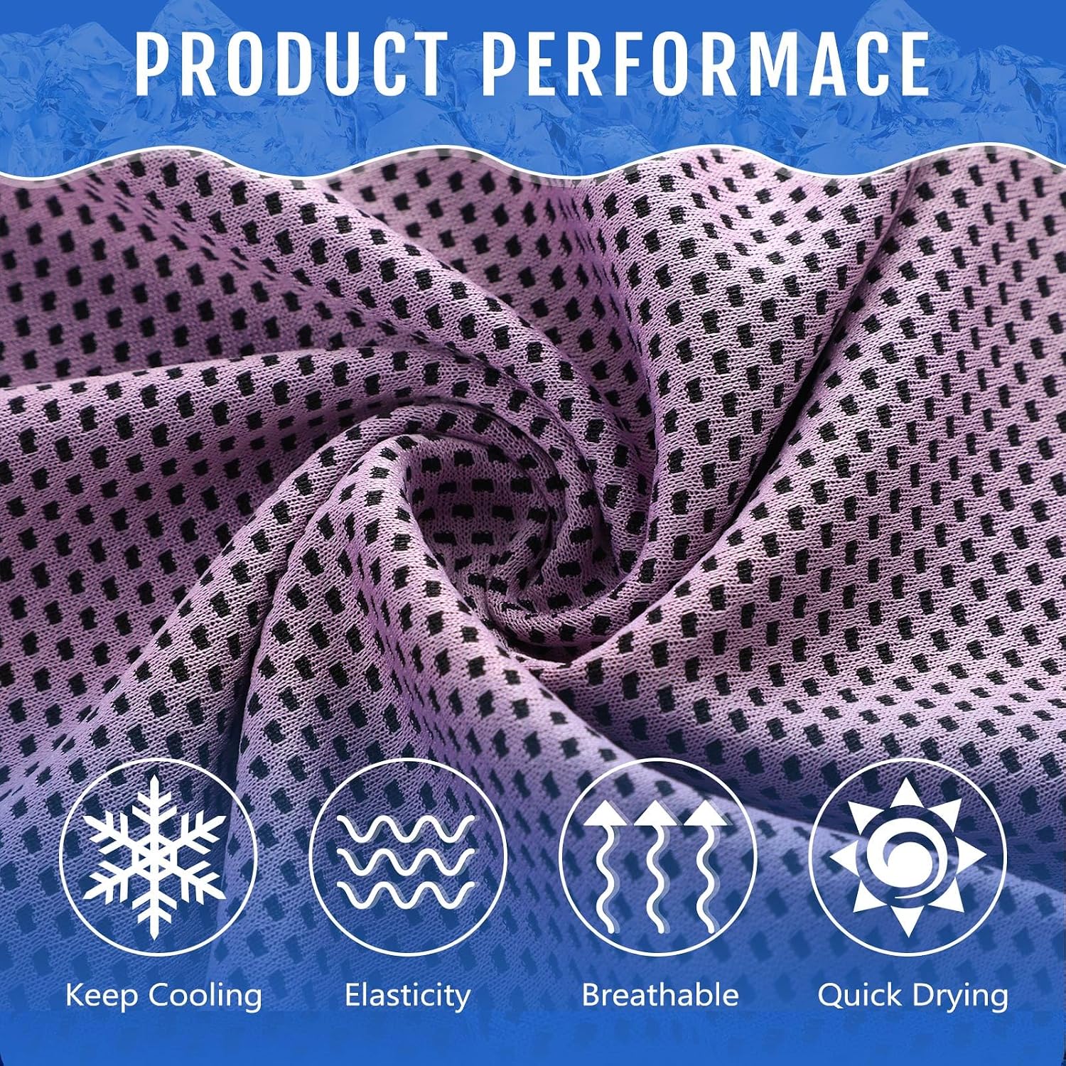 Hosuly 30 Pack Cooling Towels 40"x12"