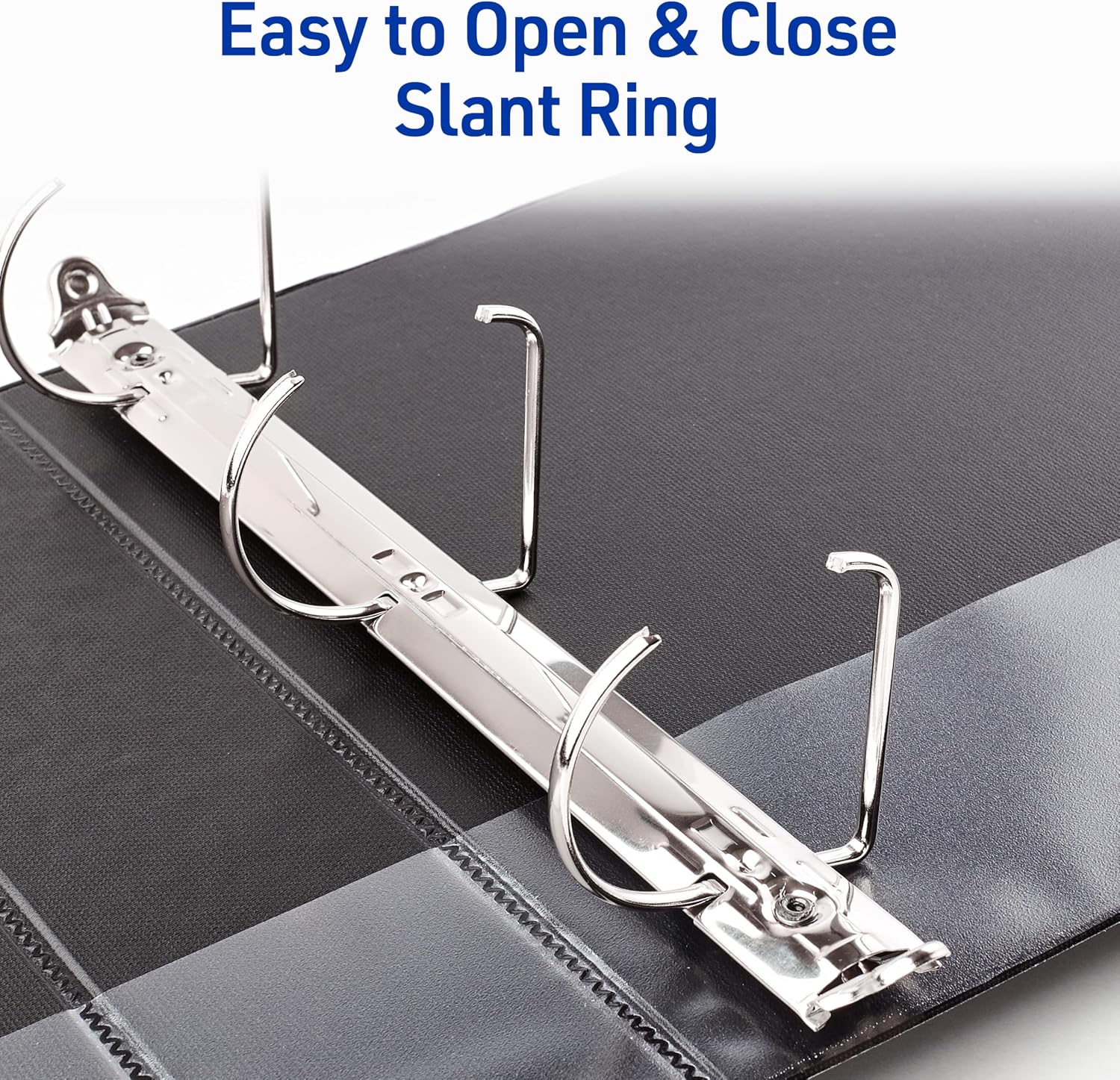Avery Durable View 3 Ring Binder, 2" Slant Rings, 1 Black Binder