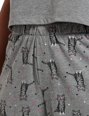 HUE Womens Printed Knit Long Pajama Sleep Pant