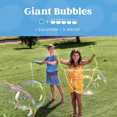JOYIN 32 OZ Concentrated Bubble Solution for Bubble Machines (Up to 2.5 Gallons), Concentrated Solution Refills for Machine, Wands, Blower, Easter, Kids, Parties