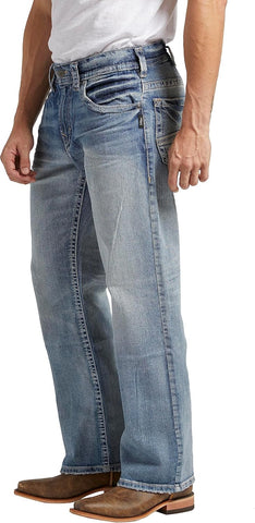 Silver Jeans Co. Men's Gordie Relaxed Fit Straight Leg Jeans