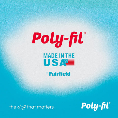 Fairfield The Original Poly-Fil, Premium Polyester Fiber Fill, Soft Pillow Stuffing, Stuffing for Stuffed Animals, Toys, Cloud Decorations, and More, Machine-Washable Poly-Fil Fiber Fill, 6.5 lbs. Box
