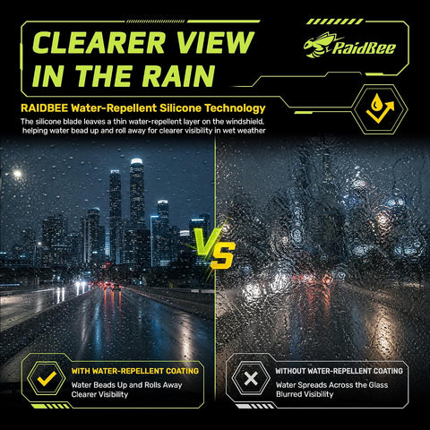 24" and 20" Silicone Windshield Wiper blades Replacement for