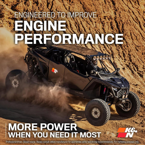 K&N Engine Air Filter: High Performance, Powersport Air Filter, PL-1014