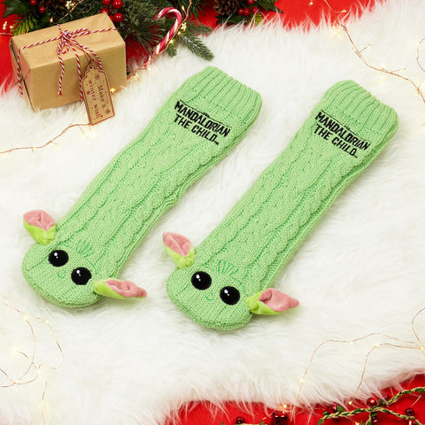 Disney Socks for Women Teens, US Size 4-9, Non Slip & Fluffy Fleece Slipper Socks, Soft, Warm, Breathable, Gifts for Her