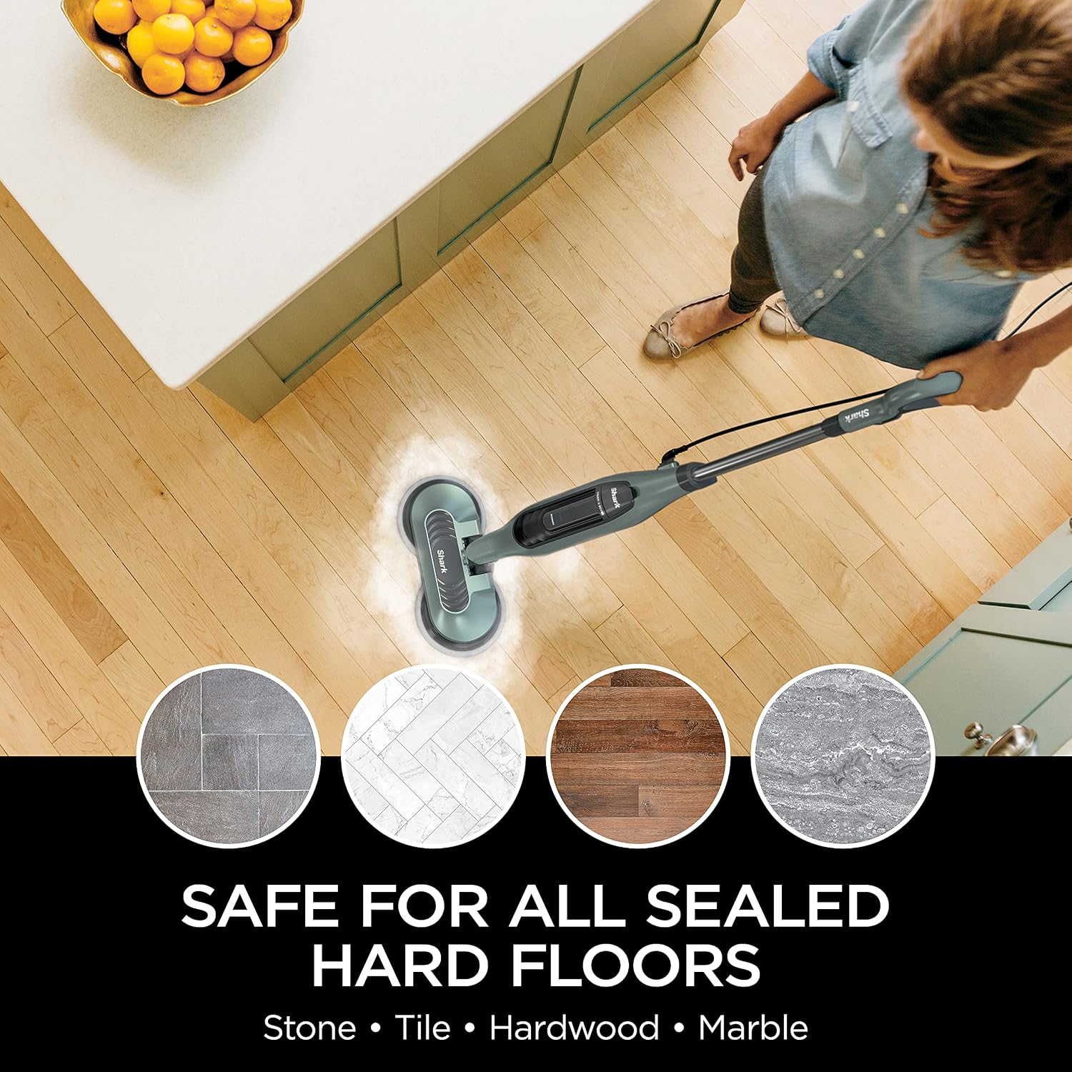 Shark Steam & Scrub Dirt Grip Soft Scrub & Dusting Pads, XKITP7000D