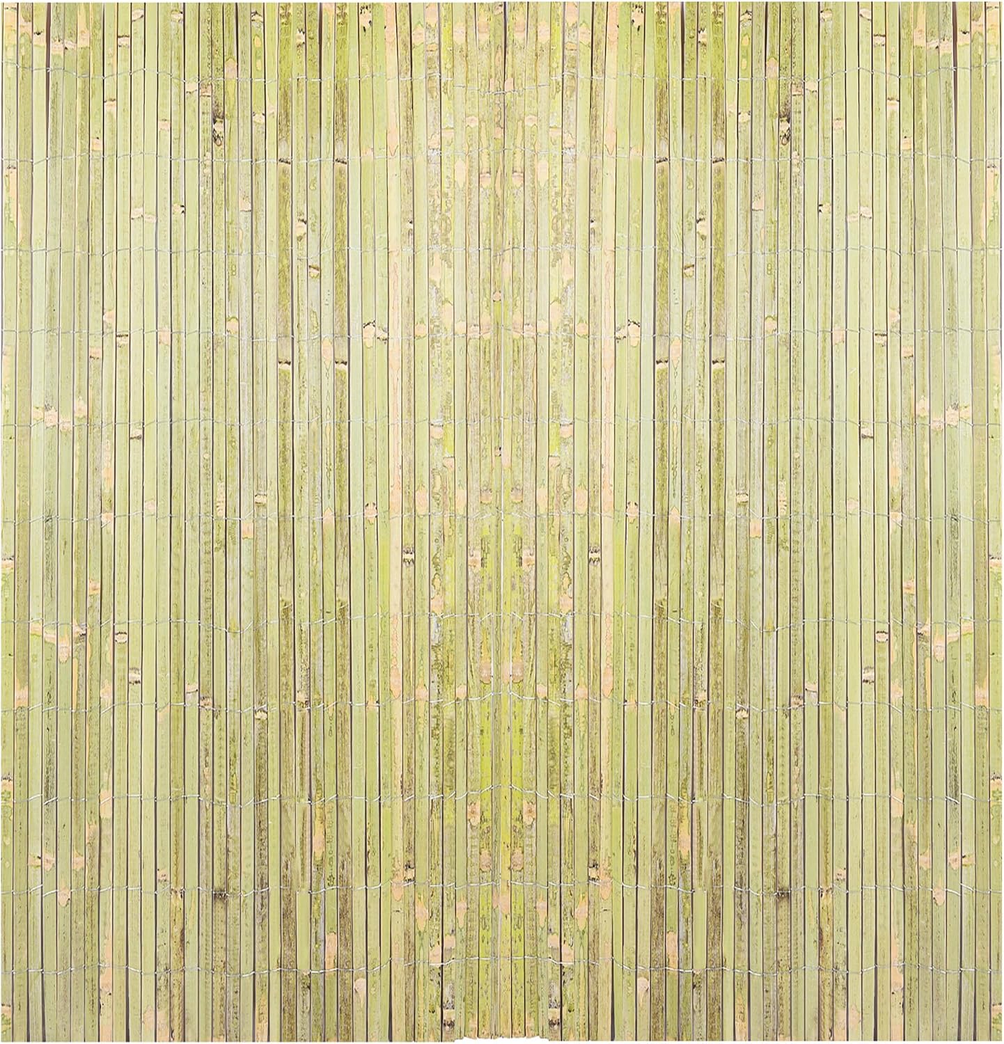 Bamboo Slat Fence 6ft x 13ft, Natural Split Bamboo Fencing, Privacy Screen 6 Feet High Outdoor, Privacy Fence for Garden, Backyard, Balcony, Pool