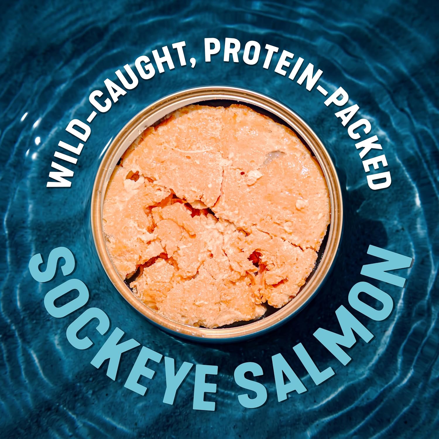 Wild Planet Skinless and Boneless Sockeye Salmon, 6 Ounce Can, Pack of 12