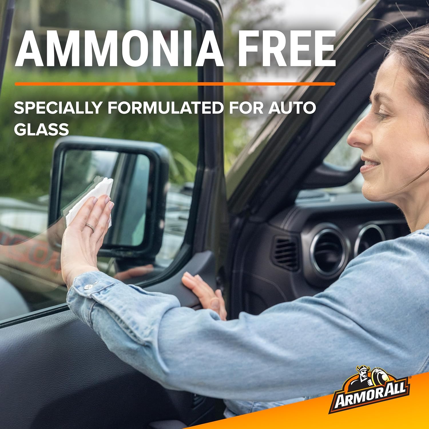 Armor All Car Glass Wipes, Auto Glass Cleaner, 90 Count