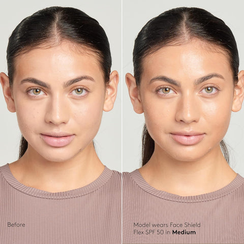 Colorescience FLEX Tinted Mineral Sunscreen SPF, Tone-Adapting Buildable Coverage with Zinc Oxide