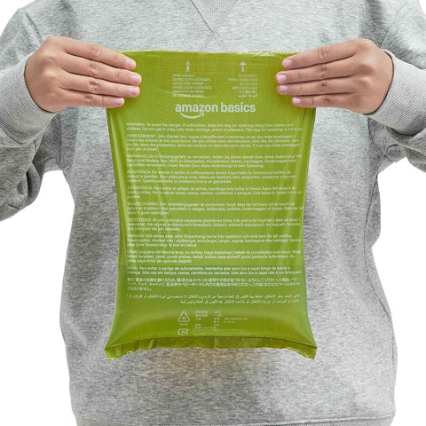 Amazon Basics Dog Poop Bags, 120 Count, Enhanced for Guaranteed Leakproof, Unscented, Green