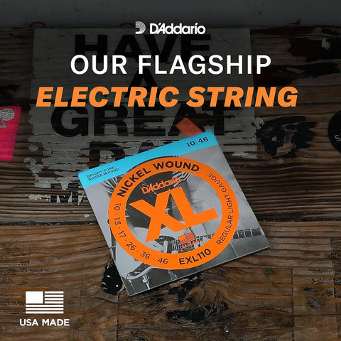 D'Addario XL Nickel EXL130+ Electric Guitar Strings, 8.5-39