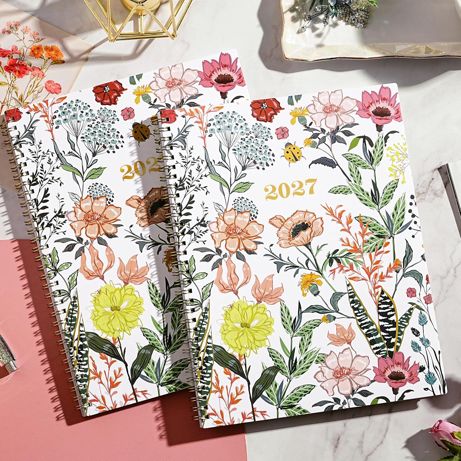 2027 Planner – Weekly ＆ Monthly Planner 2027, Jan. 2027 – Dec. 2027, 8.5" x 11" with Colorful Tabs, Flexible Cover, Thick Paper, Twin-Wire Binding, Back Pocket, To-Do ＆ Notes