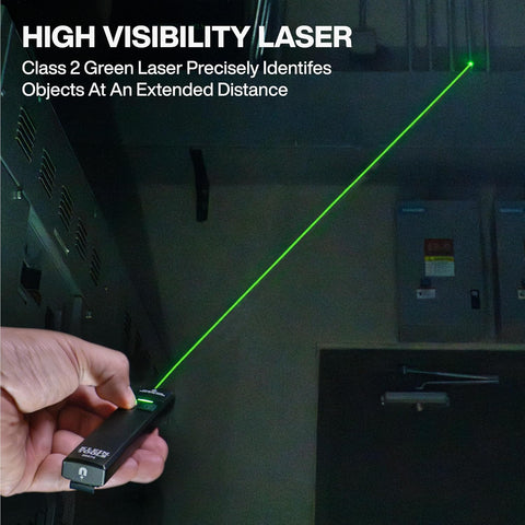 KLEIN TOOLS 56074 Rechargeable EDC Pocket Flashlight with Green Laser
