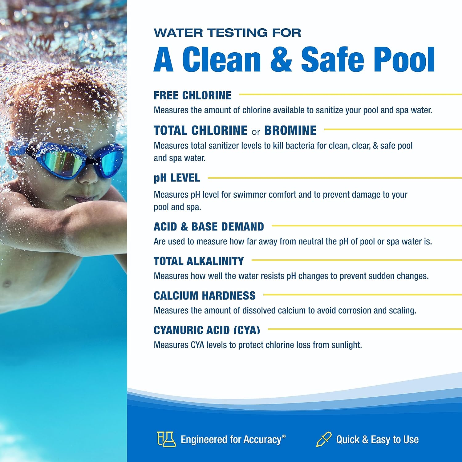 Taylor Technologies K-2005 DPD, 9-in-1 Complete Pool Test Kit
