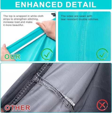 2 Pack Travel Laundry Bag,28" x 40", Extra Large Dirty Clothes Organizer