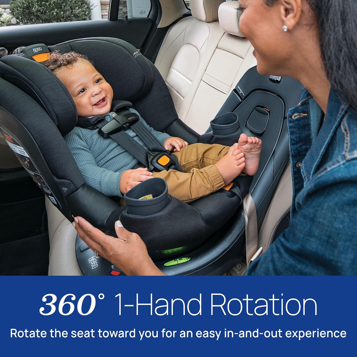 Chicco Fit360 ClearTex Rotating Convertible Car Seat