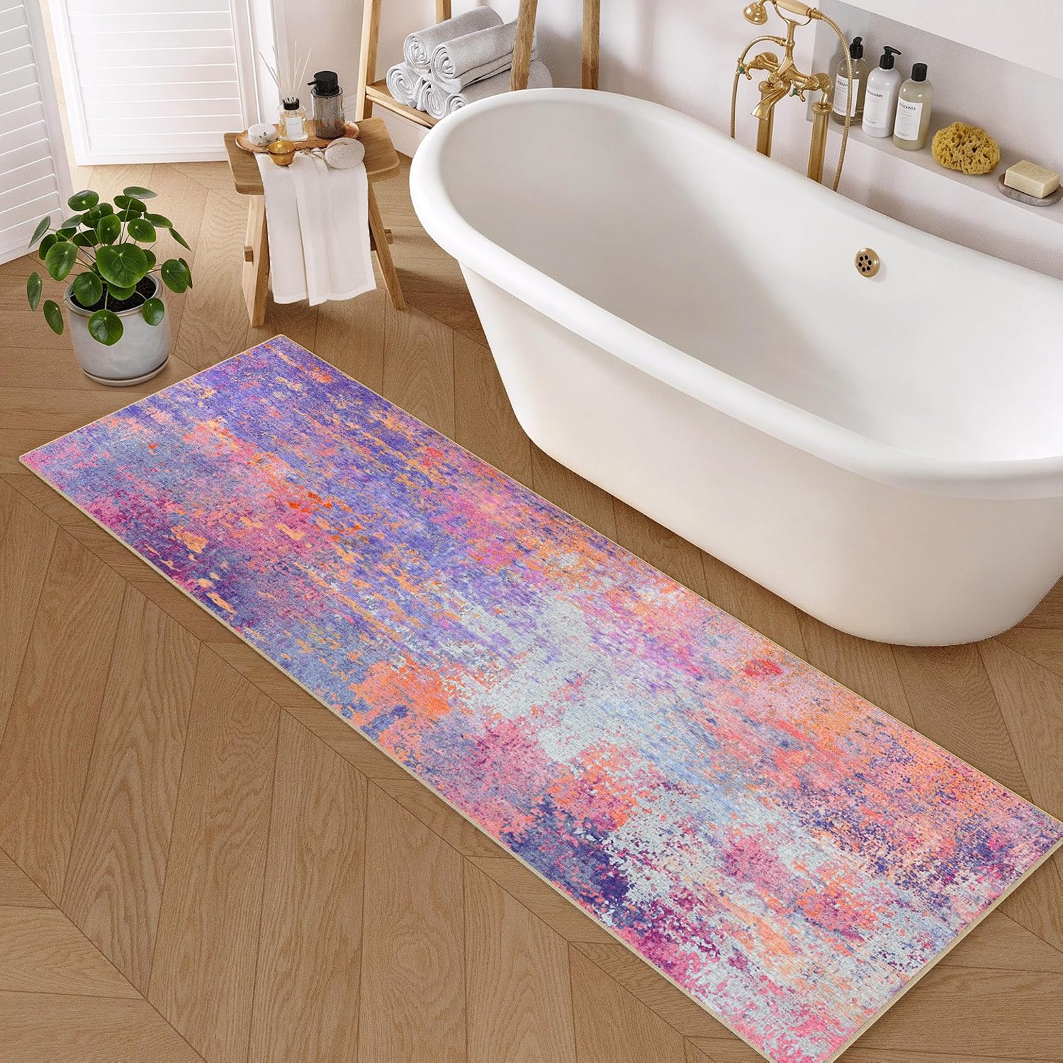 Washable 2x6 Rug Runners for Hallways Kitchen Entryway Non Slip