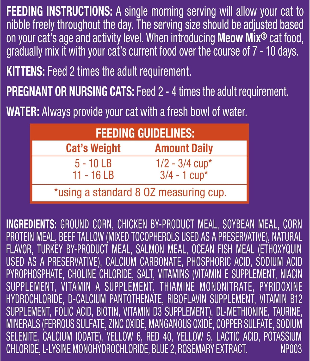 Meow Mix Original Choice Dry Cat Food, 6.3 Pound Bag