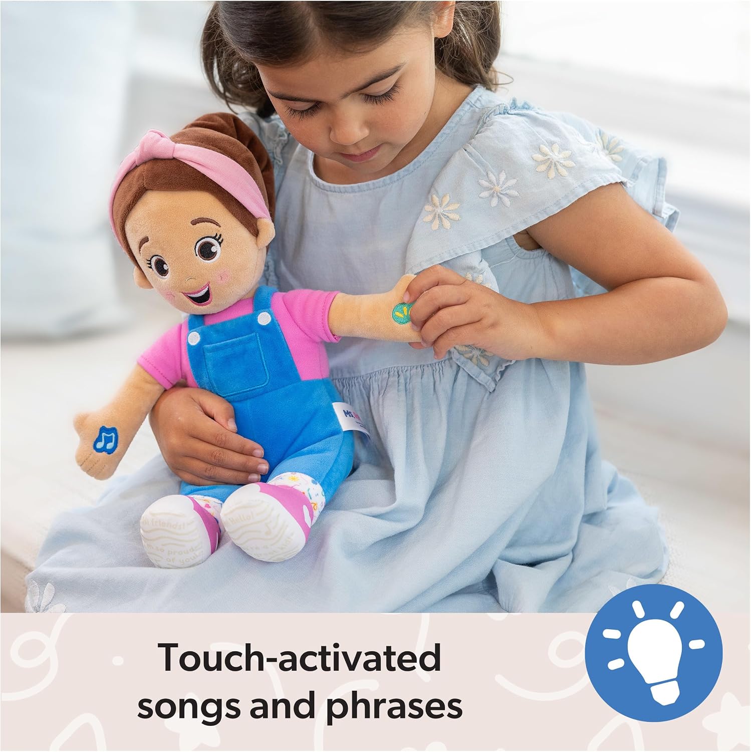Ms. Rachel Speak & Sing Doll, 16-Inch Interactive Toy with Sounds