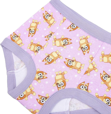 Bluey Amazon Exclusive 7-Pack Potty Training Pants with Stickers and Success Chart, Sizes 18 M, 2T, 3T & 4T