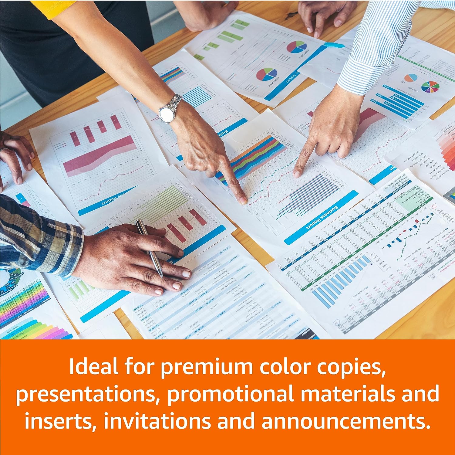 Amazon Basics Multipurpose Copy Printer Paper, 8.5 x 11 Inches, 24 lb Weight, 97 Bright White, 1500 Sheets (3 Packs of 500), for Inkjet and Laser