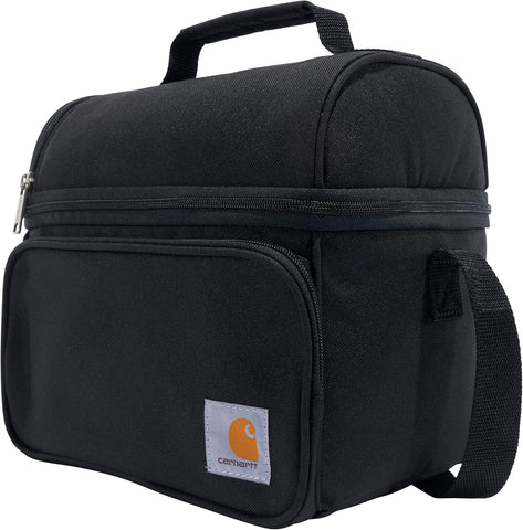 Carhartt Camping Cooler, Worksite Lunch Box, Soft Shell Lunch Bag for Construction Sites, Work and Everyday Use, Black