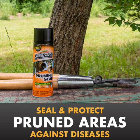 Spectracide Pruning Seal Aerosol 13 Oz, Waterproof Sealant, 6 Pack