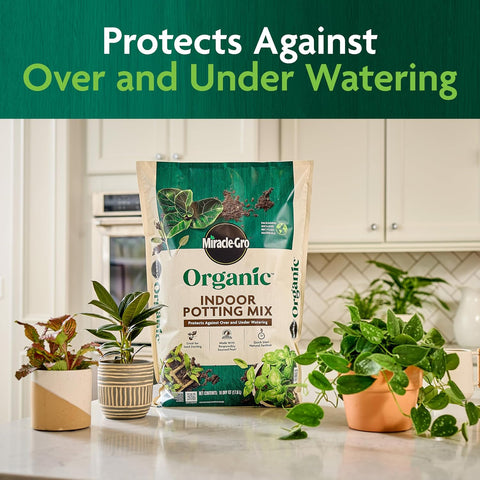 Miracle-Gro Organic Indoor Potting Mix, 16 qt.