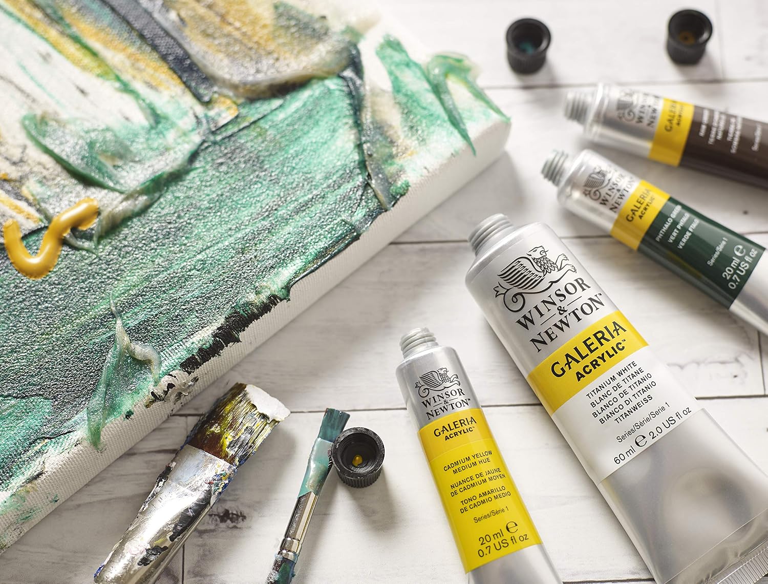Winsor & Newton Galeria Acrylic Color, 200ml Tube, Raw Sienna
