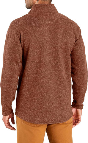 Carhartt Men's Relaxed Fit Midweight Quarter-Zip Pocket Sweater Fleece