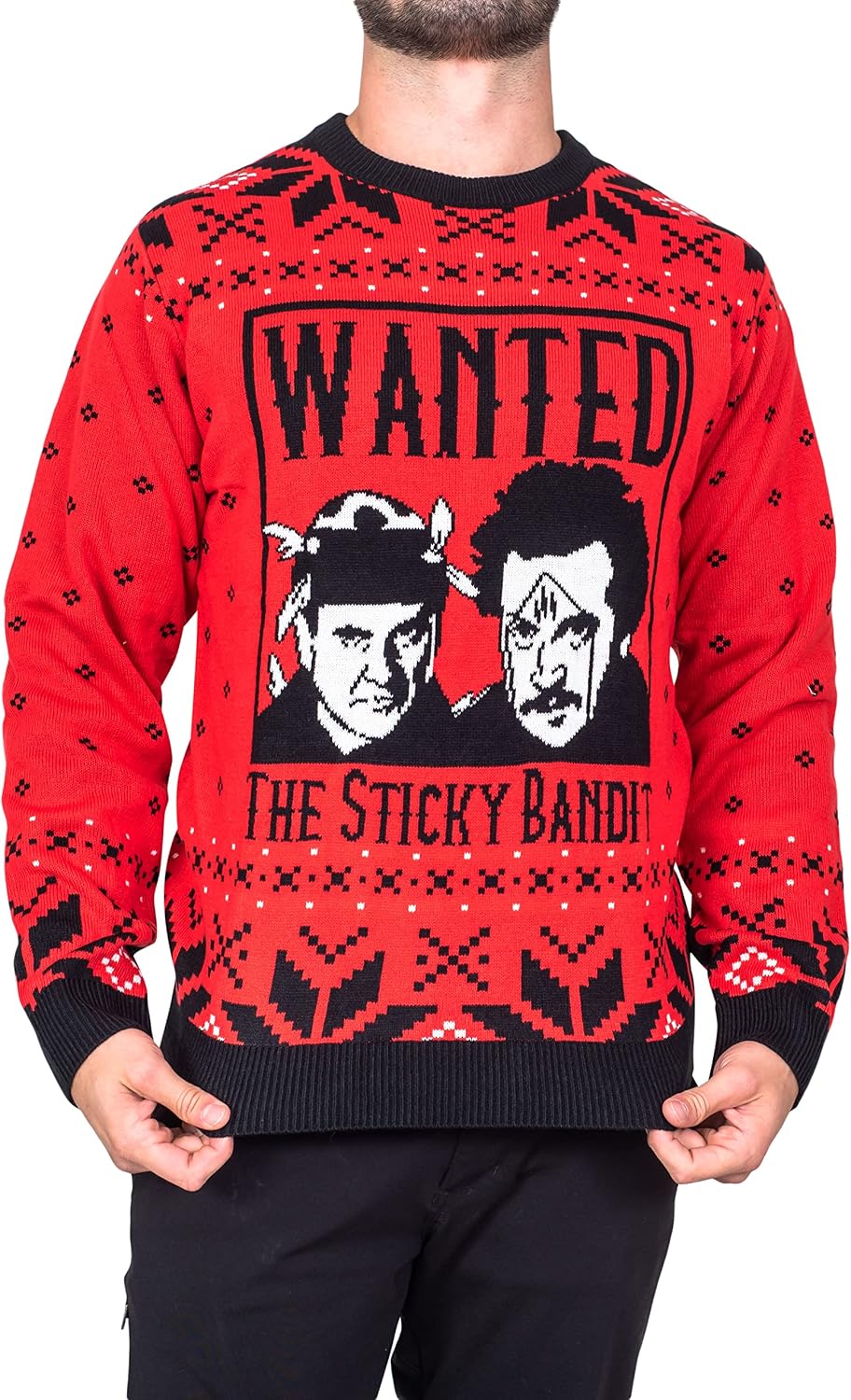Costume Agent Ugly Christmas Sweaters for Men & Women, Funniest Ugly Knitted Christmas Holiday Pullover Sweater for Adults