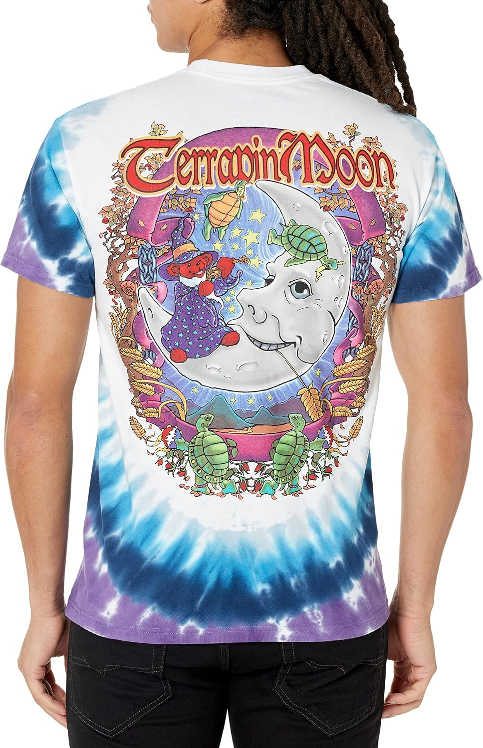 Liquid Blue Mens Grateful Dead-Terrapin Moon T-Shirt