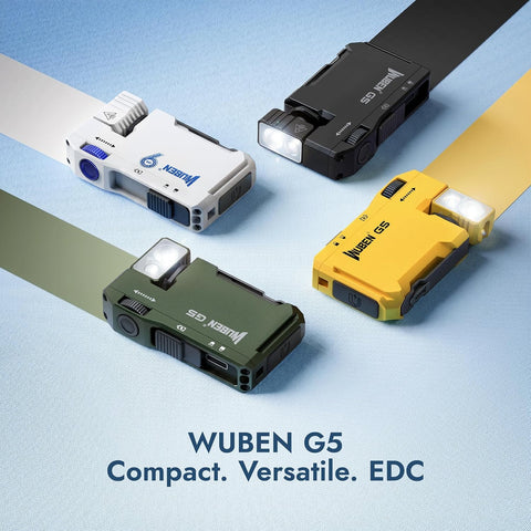 WUBEN G5 EDC Rechargeable Flashlight, Mini Bright Small Pocket Flash Light
