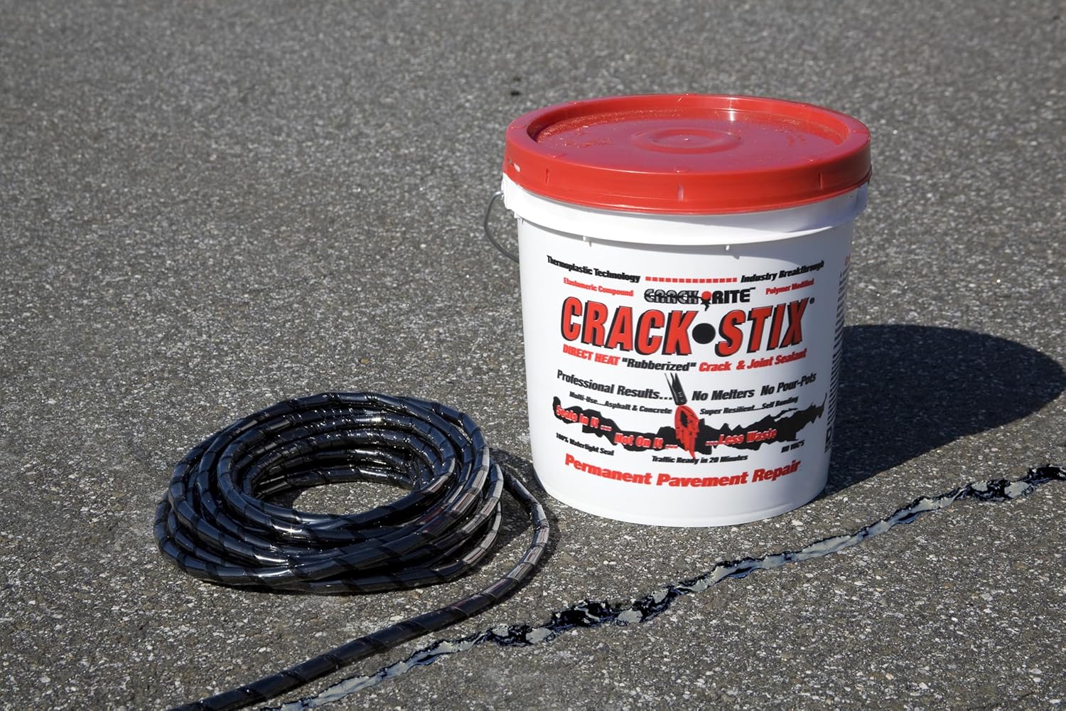 Crack-Stix 125 Foot 1/2" Blacktop Crack Filler
