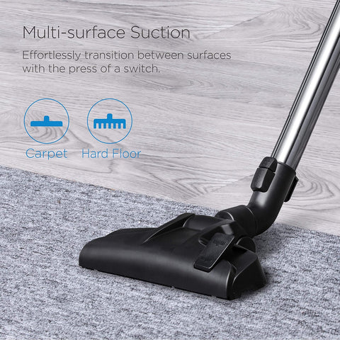 Eureka Canister Vacuum Cleaner, Household Vacuum for Home, Bagless Blue