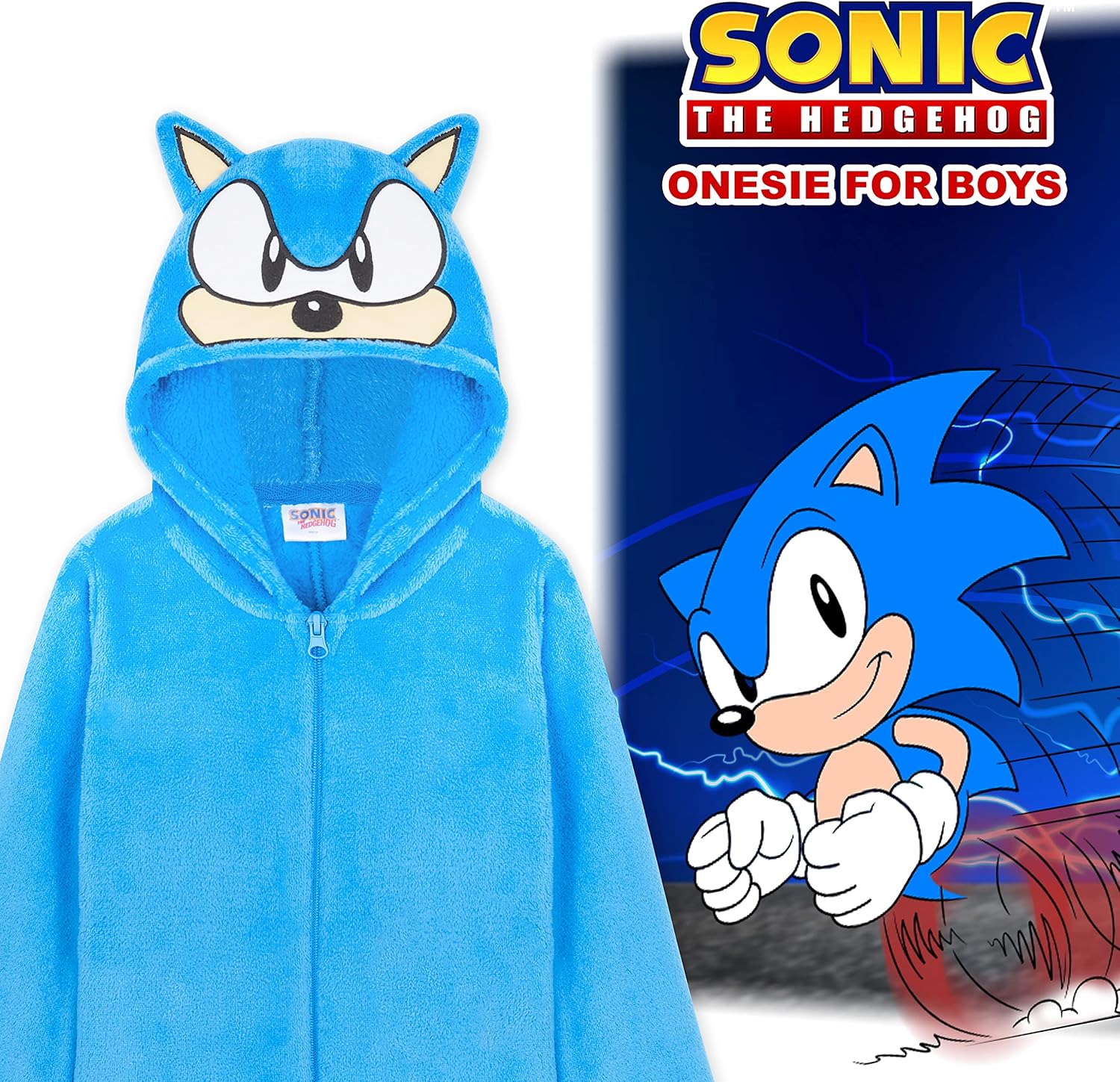 Get Trend Sonic The Hedgehog Pyjama for Boys, Gamer Gifts