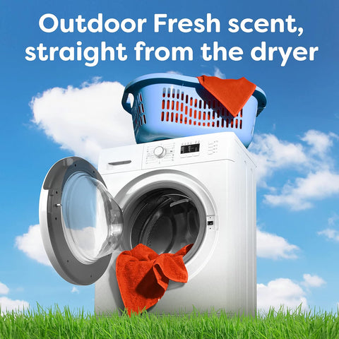 Bounce Dryer Sheets, 330 count, Outdoor Fresh Scent, Fabric Softener Sheets, Reduces Static, Softens and Fights Wrinkles