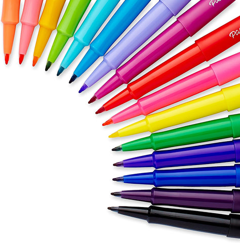 Paper Mate Flair Felt Tip Pens, Medium Point, Limited Edition Candy Pop Pack, Pack of 16 (1979425)
