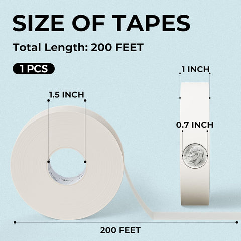 JusArt Artist Tape for Watercolor Paper, 1 inch Wide 200FT Long