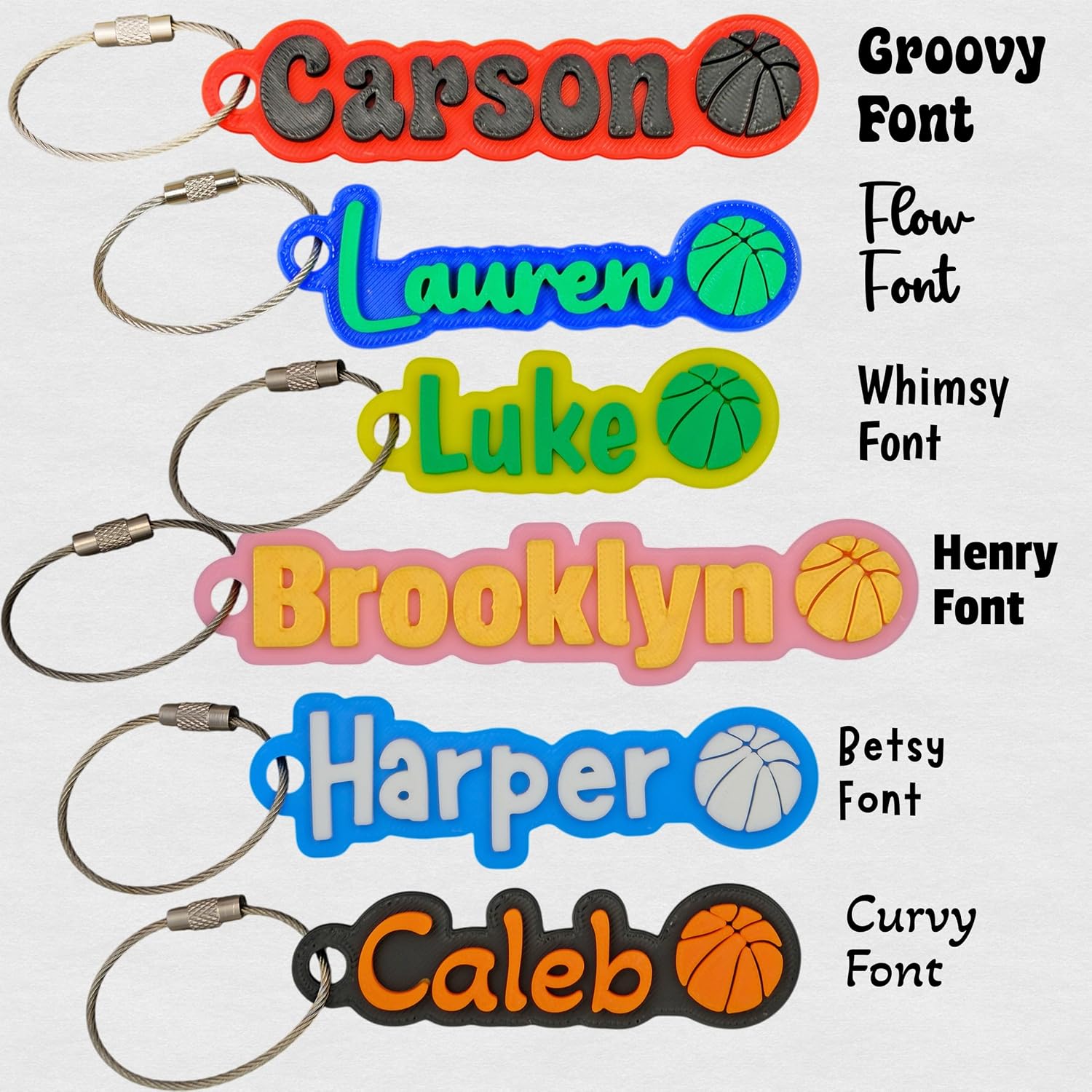 SuperFineDeesigns Bag & Water Bottle Name Tag