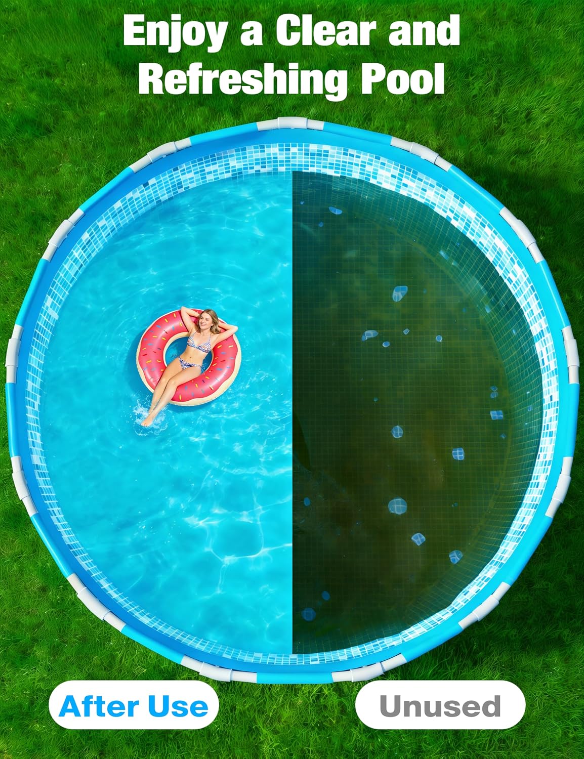 SHAPON Pool Closing Kit, Pool Winterizing Kit Treats Up to 30,000 Gallon