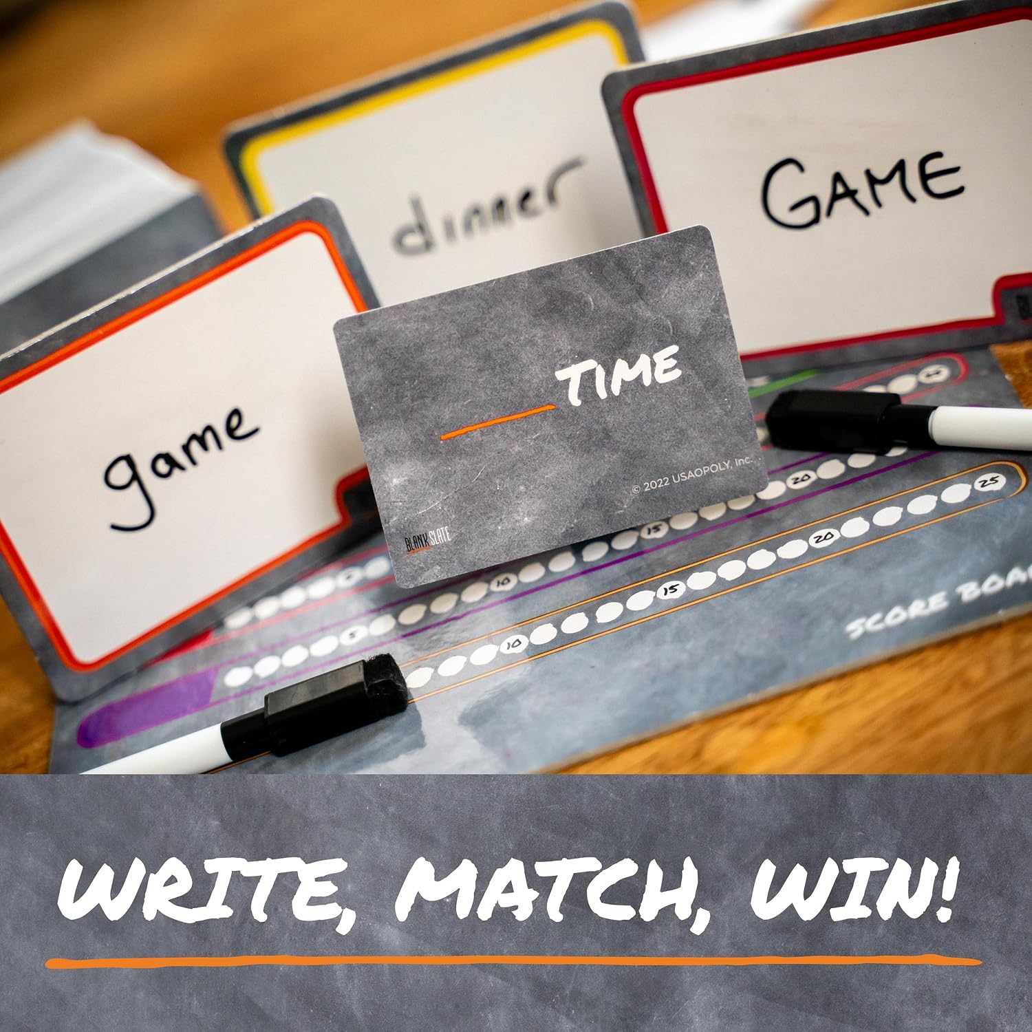 Blank Slate Board Game, A Party Game of Addicting Predictions