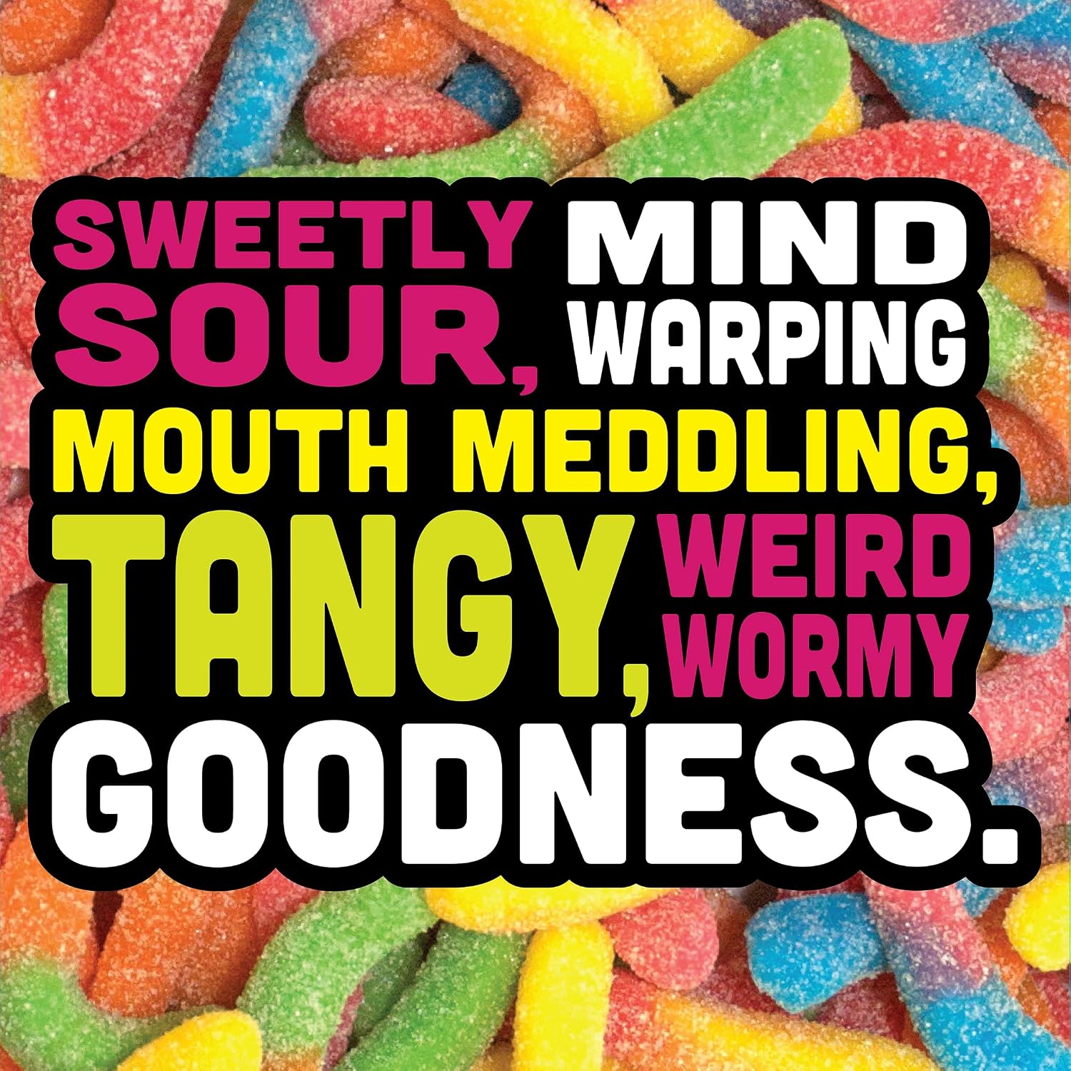 Trolli Sour Brite Crawlers Candy, Sweet & Sour Gummy Worms, 28.8 oz