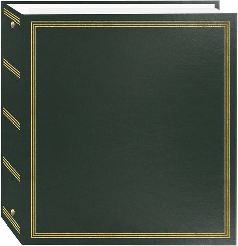 Pioneer Photo Albums TR-100/BK Magnetic 3-Ring 100 Page Photo Album, Black