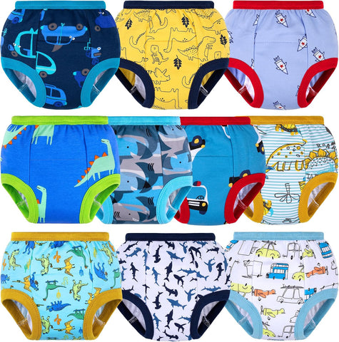 BIG ELEPHANT Toddler Potty Training Underwear, Cotton Training Pants