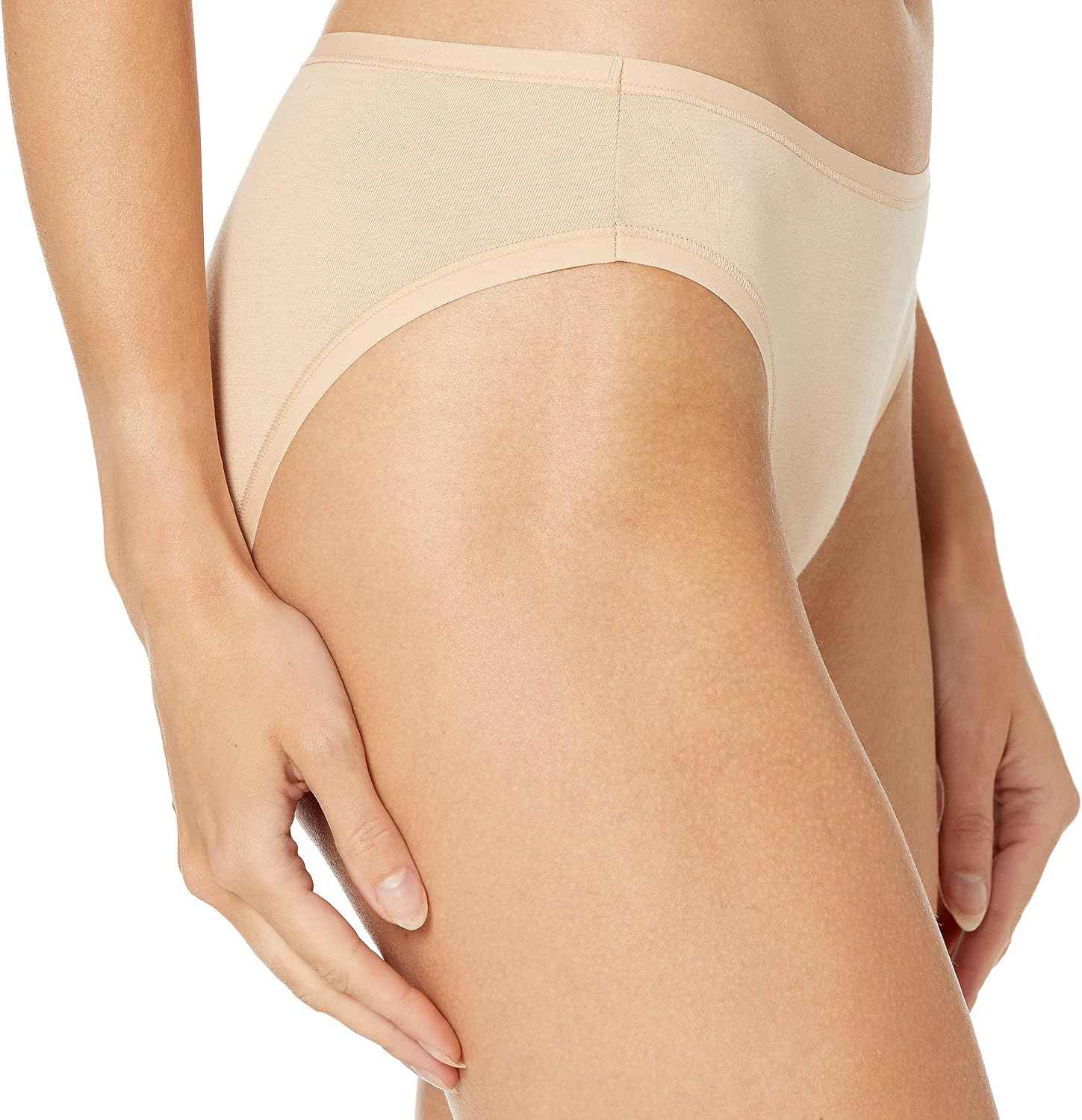Amazon Essentials Women's Cotton Spandex Bikini Brief Underwear (Available in Plus Size)