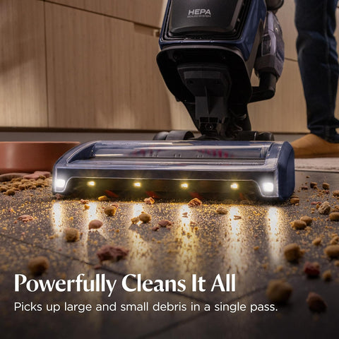 Bissell Pet Hair Eraser DualBrush Upright Vacuum with Two Brush Rolls, DualBrush Self-Cleaning Technology, HEPA Sealed Allergen System, Bright FurFinder Headlights, Lift-Off Pod, 42946